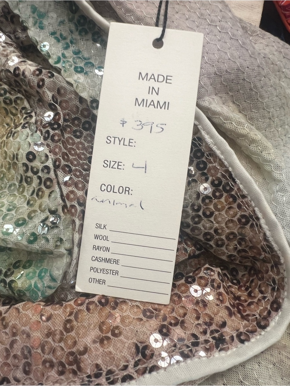 NWT RENE RUIZ OPEN FRONT  TOP BLOUSE 4 - Picture 9 of 9